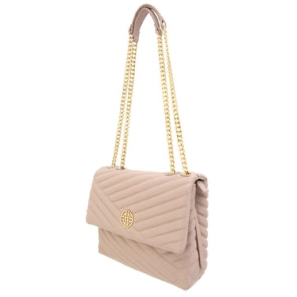 Elegant Quilted Pink Shoulder Bag - Picture 2 of 6